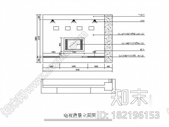 [重庆]某时尚前卫三室两厅装修图cad施工图下载【ID:182196153】