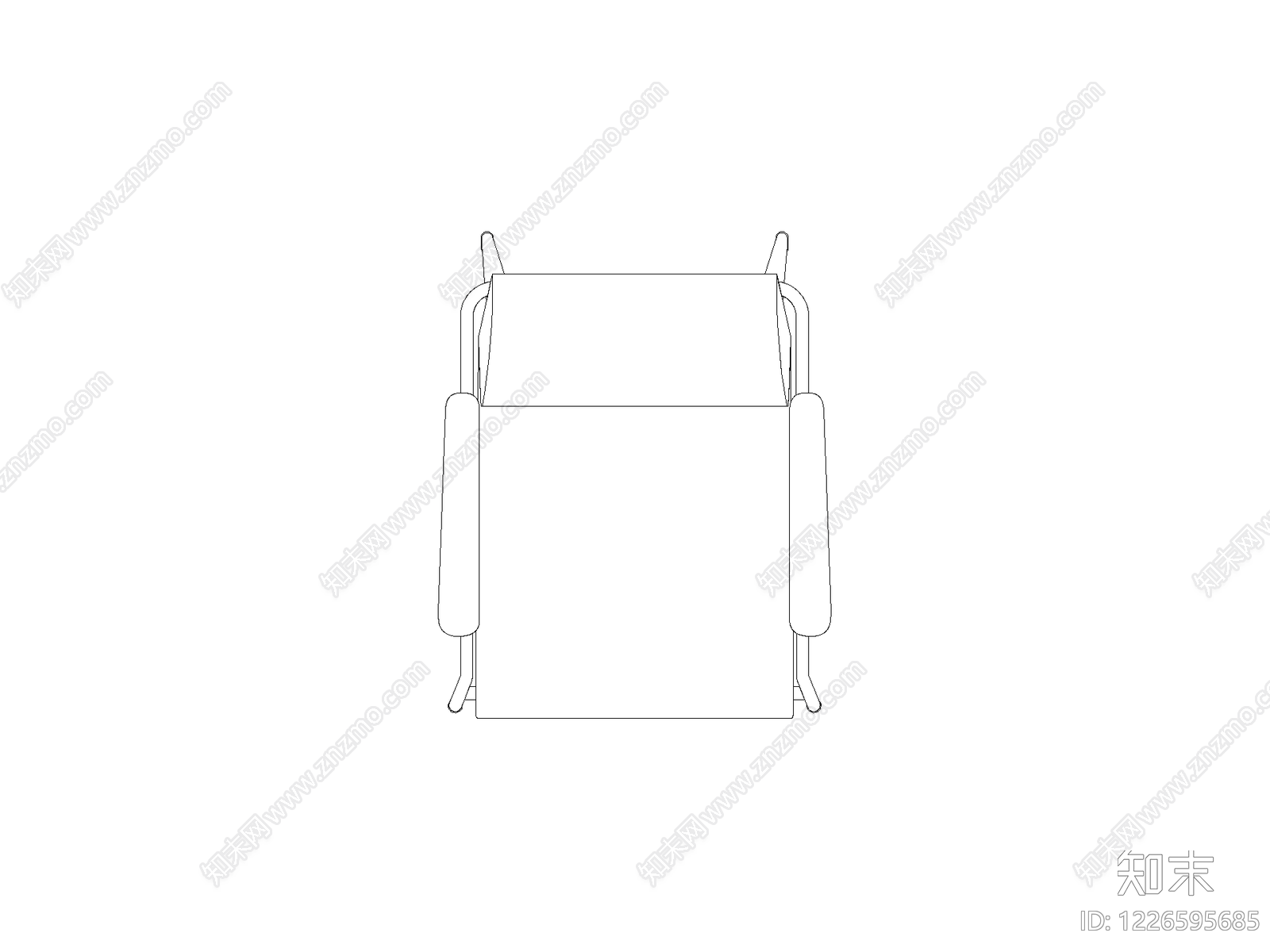 椅子cad施工图下载【ID:1226595685】