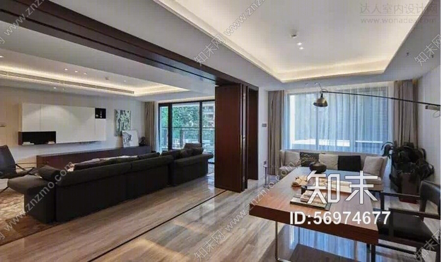 北京集美组-北京万科如园楼王标准层17#样板房cad施工图下载【ID:56974677】