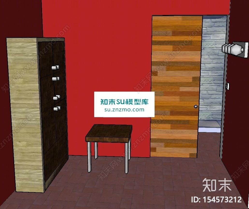 桑拿中心室内SU模型下载【ID:154573212】