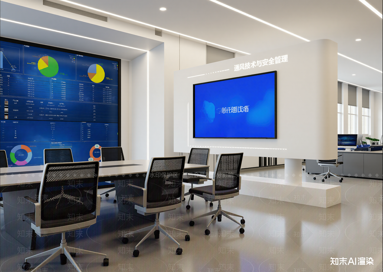 现代指挥中心3D模型下载【ID:1214408534】