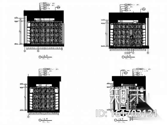 [福建]豪华古典欧式风格酒店式公寓装修室内设计施工图cad施工图下载【ID:161703131】