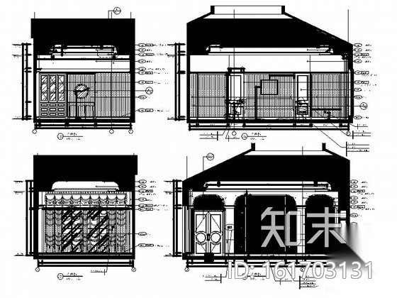 [福建]豪华古典欧式风格酒店式公寓装修室内设计施工图cad施工图下载【ID:161703131】