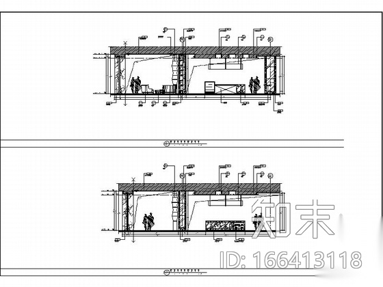 [重庆]某五星级国际酒店自助餐厅施工图cad施工图下载【ID:166413118】