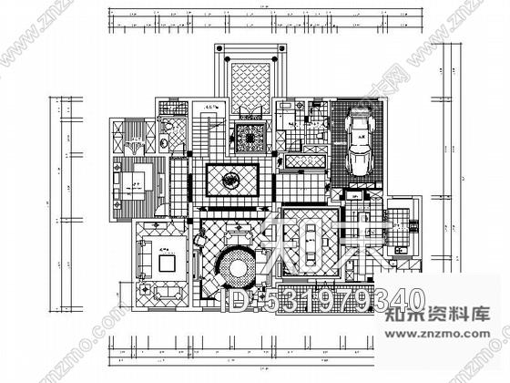 施工图苏州十大顶级别墅奢华室内装修图cad施工图下载【ID:531979340】