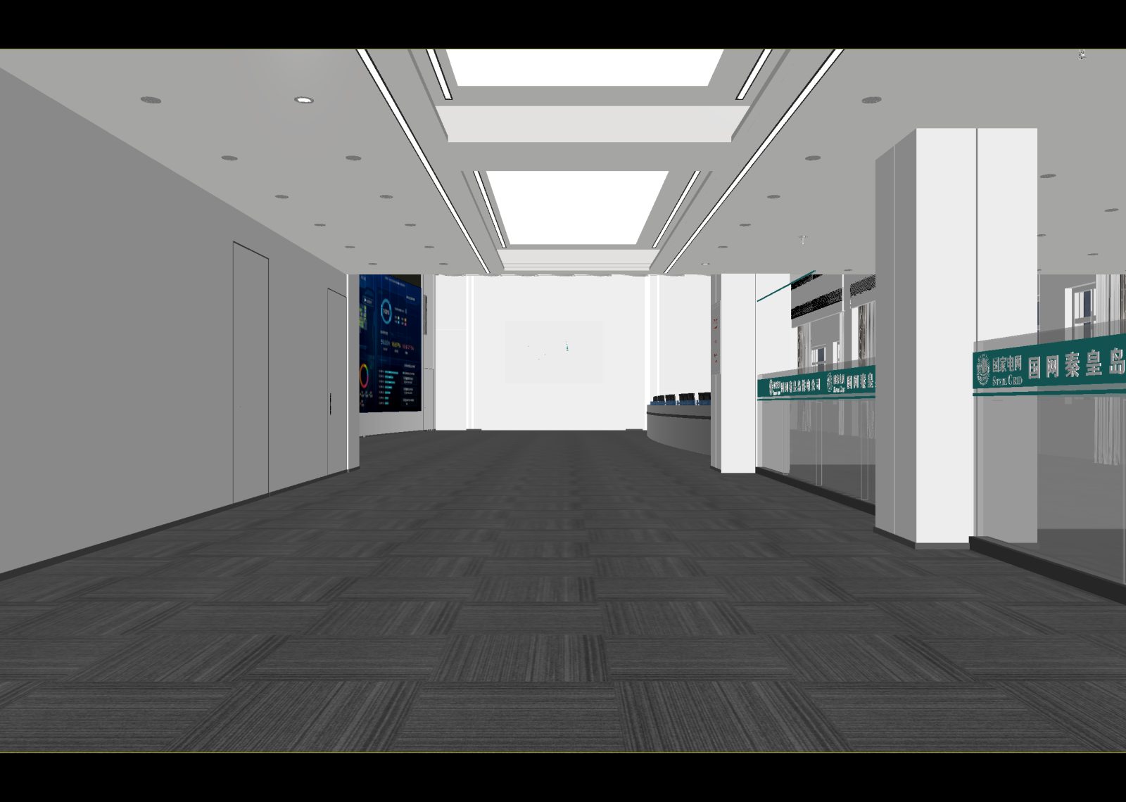 现代指挥中心3D模型下载【ID:1214429486】