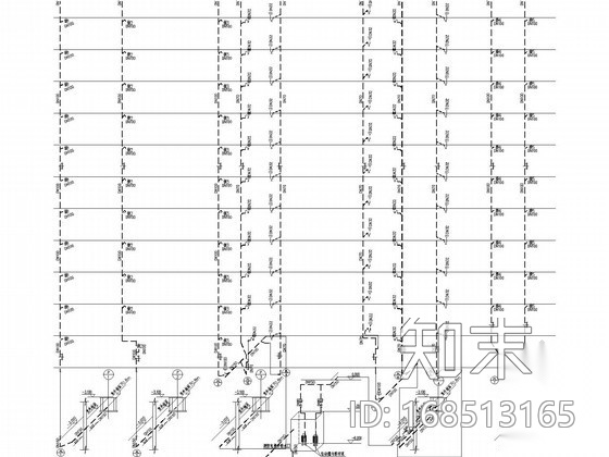 [辽宁]高层居住小区给排水消防施工图cad施工图下载【ID:168513165】