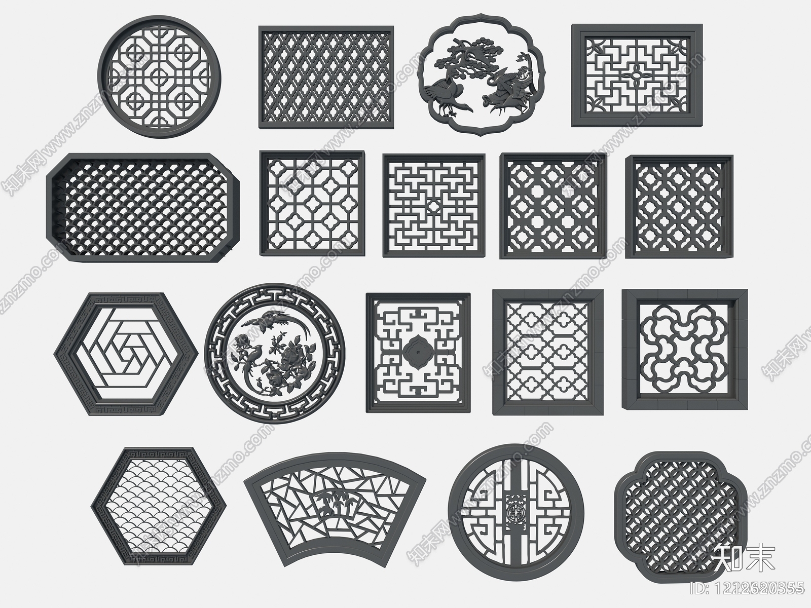 传统纹样贴图下载【ID:1212620355】