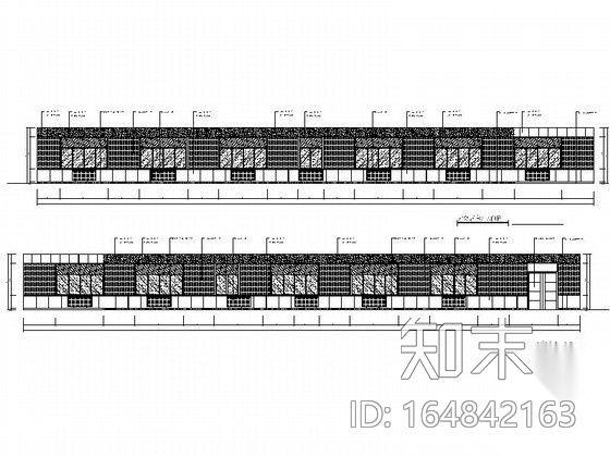 某现代大会议室设计装修图（含效果图）cad施工图下载【ID:164842163】