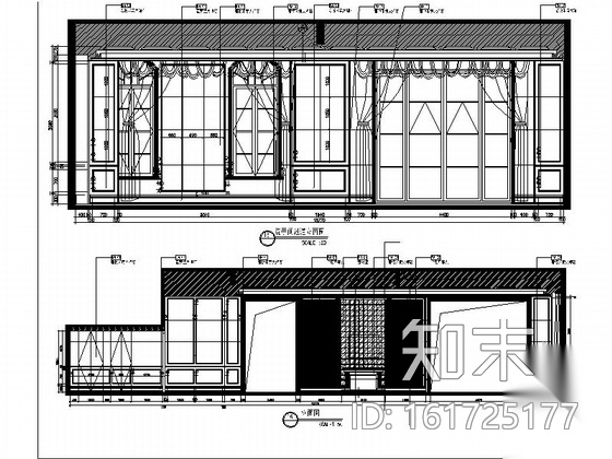 [上海]高端豪华欧式售楼中心施工图cad施工图下载【ID:161725177】