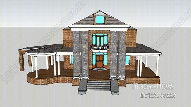 房子SU模型下载【ID:126709229】