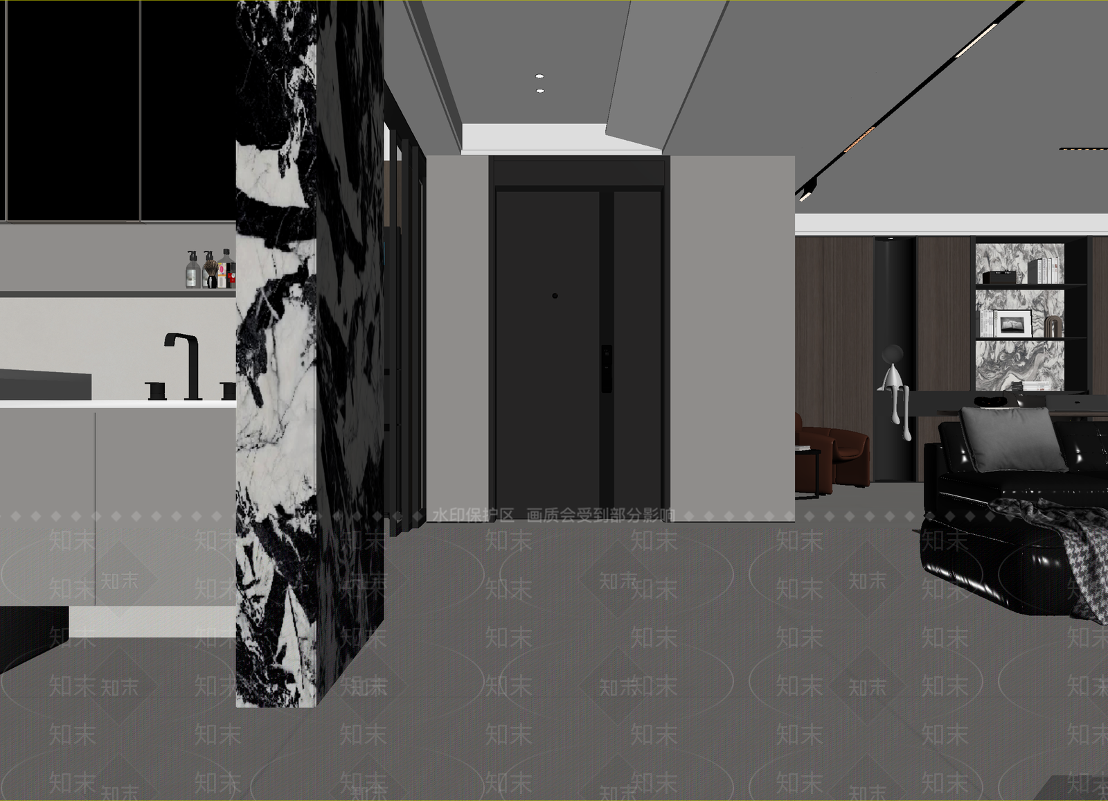 意式客餐厅3D模型下载【ID:1215117434】