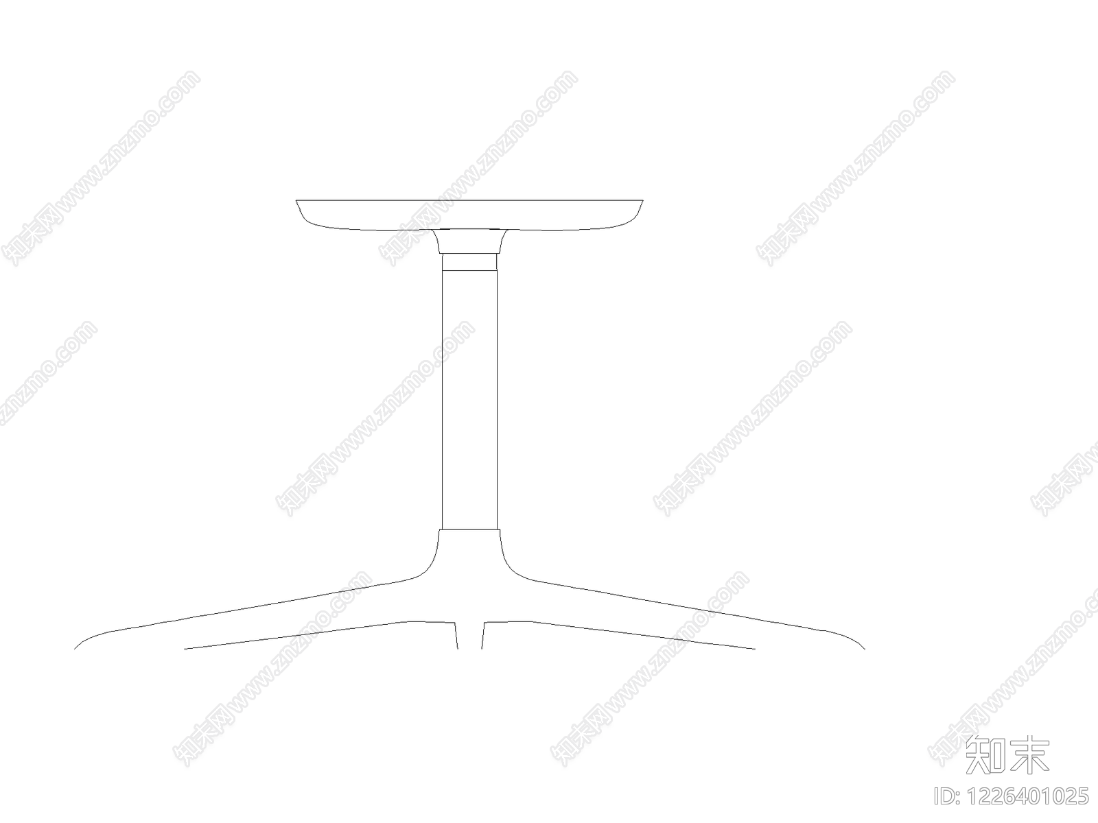 桌子cad施工图下载【ID:1226401025】