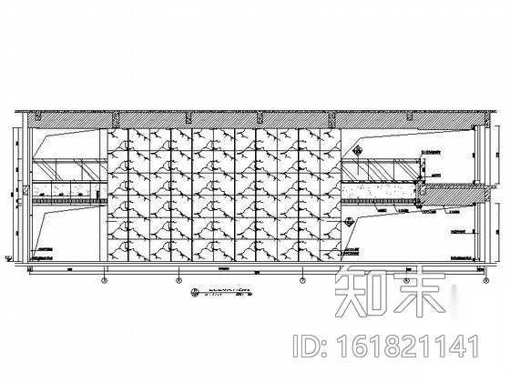 气派办公楼大堂室内装修图cad施工图下载【ID:161821141】