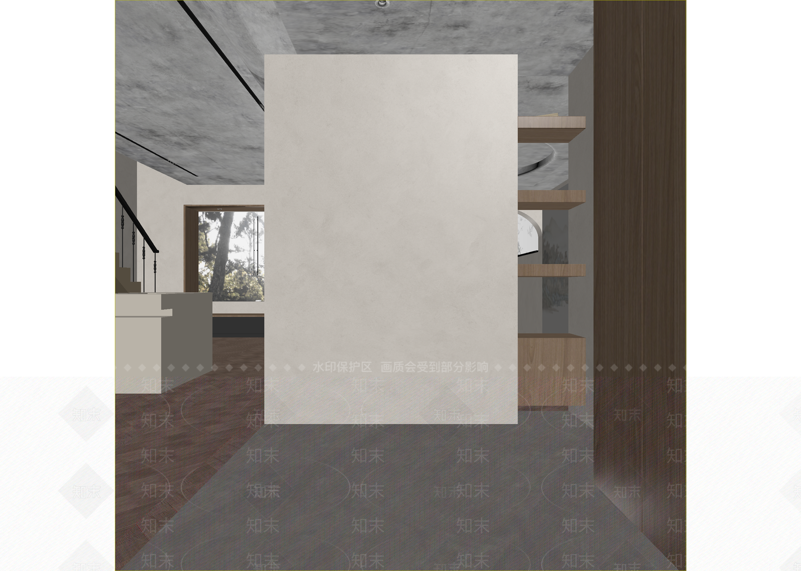 复古玄关3D模型下载【ID:1214720132】