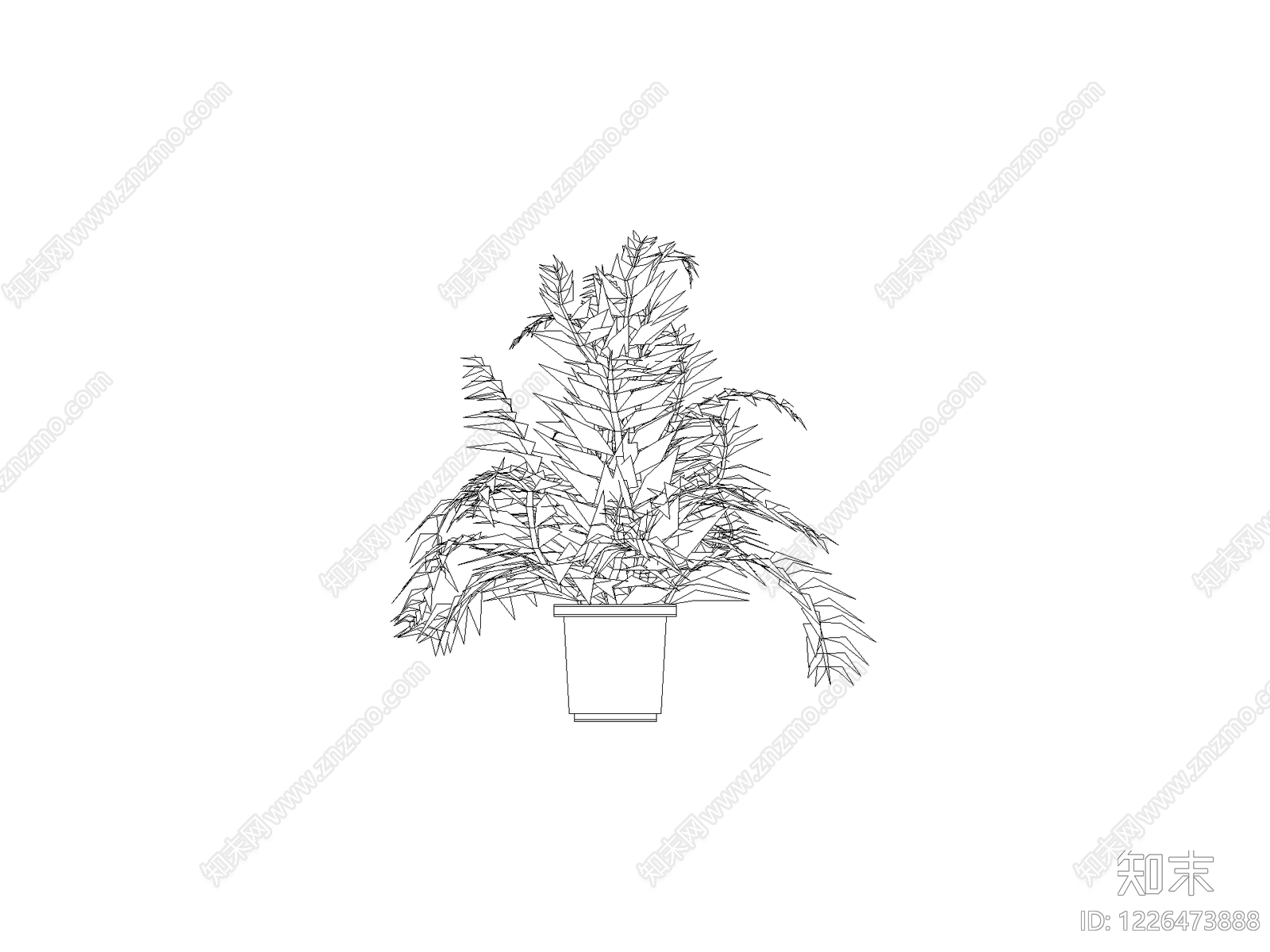 绿植cad施工图下载【ID:1226473888】
