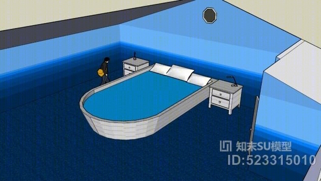 海洋室SU模型下载【ID:523315010】