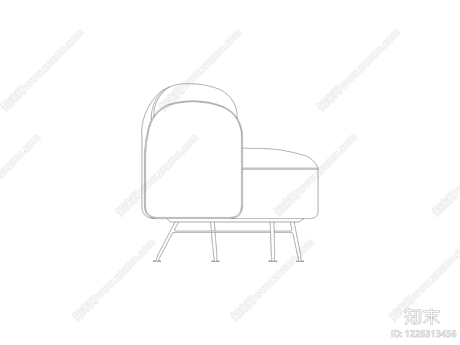 沙发CAD图纸