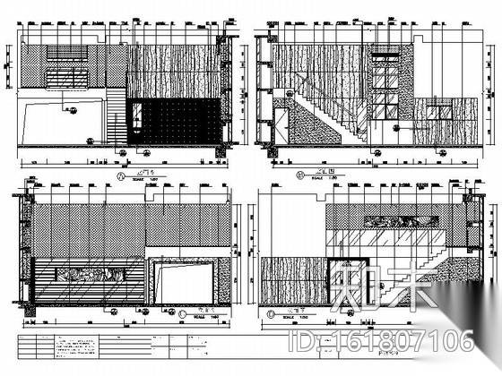 [大连]大型现代理财担保机构办公楼装修设计施工图（含电...cad施工图下载【ID:161807106】