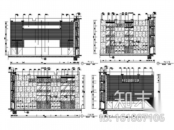 [大连]大型现代理财担保机构办公楼装修设计施工图（含电...cad施工图下载【ID:161807106】