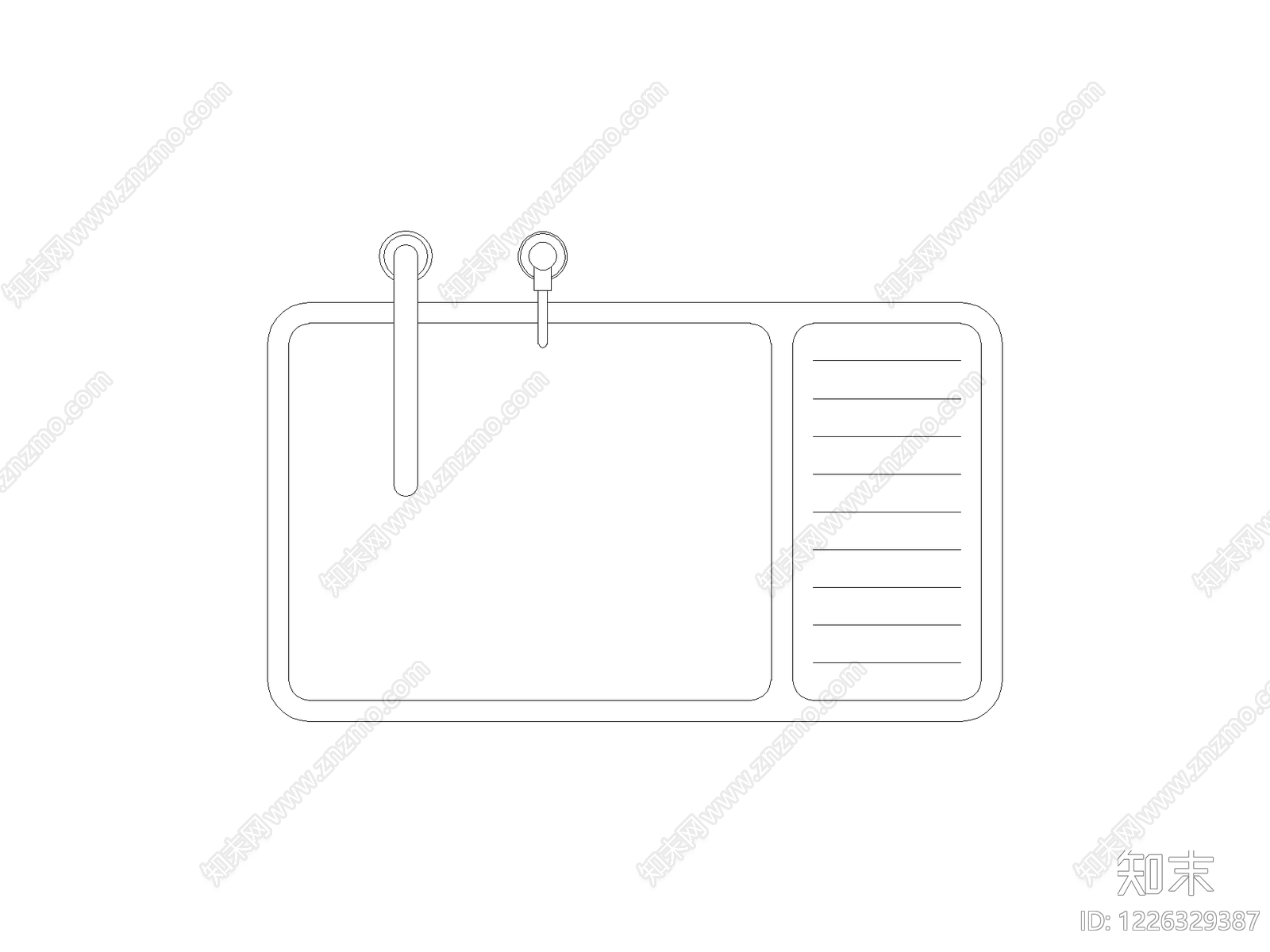 卫浴设施cad施工图下载【ID:1226329387】