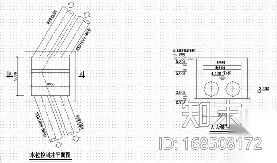 [杭州]住宅小区雨水泵站工艺施工图cad施工图下载【ID:168508172】