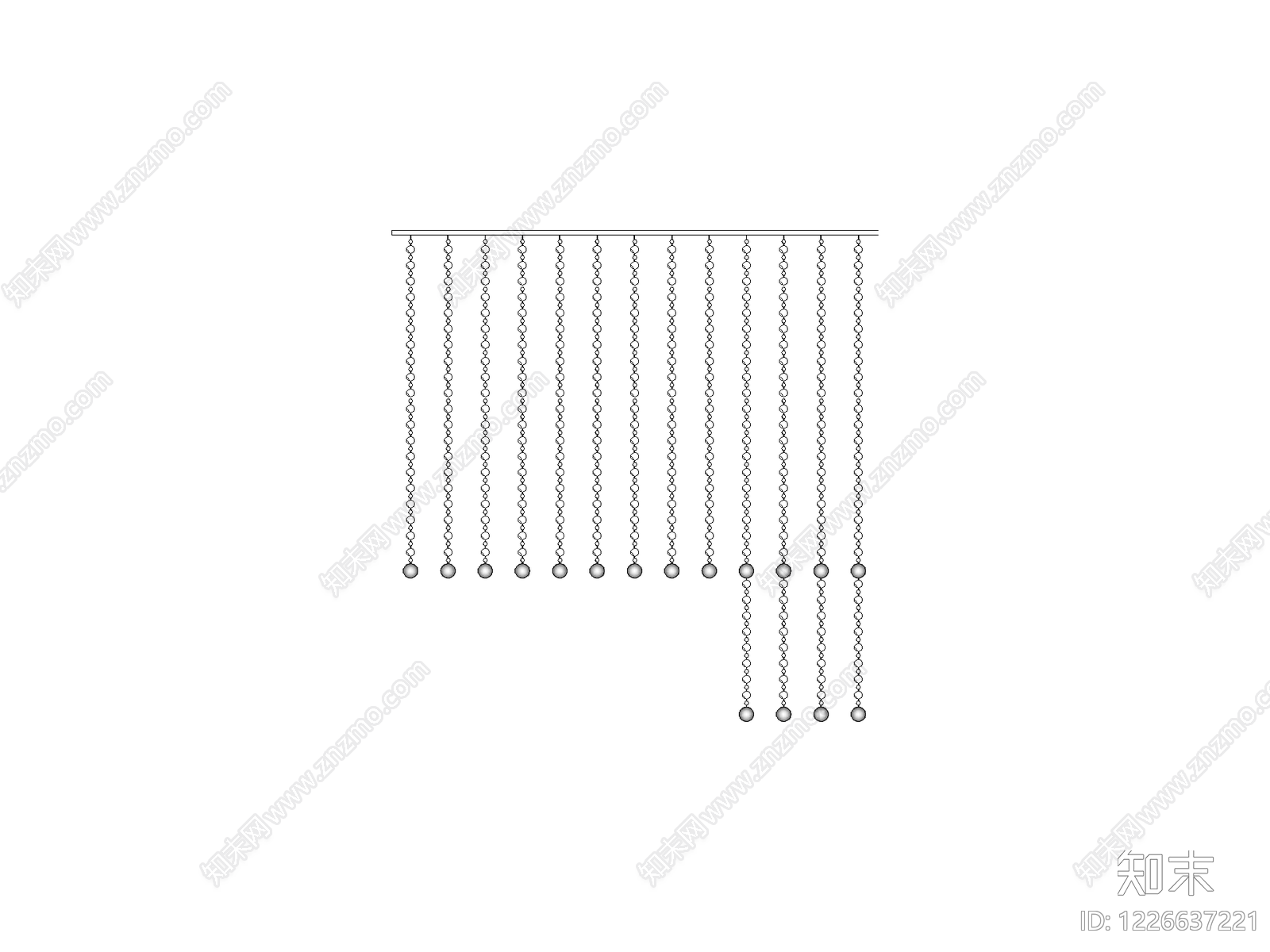 灯具图块cad施工图下载【ID:1226637221】