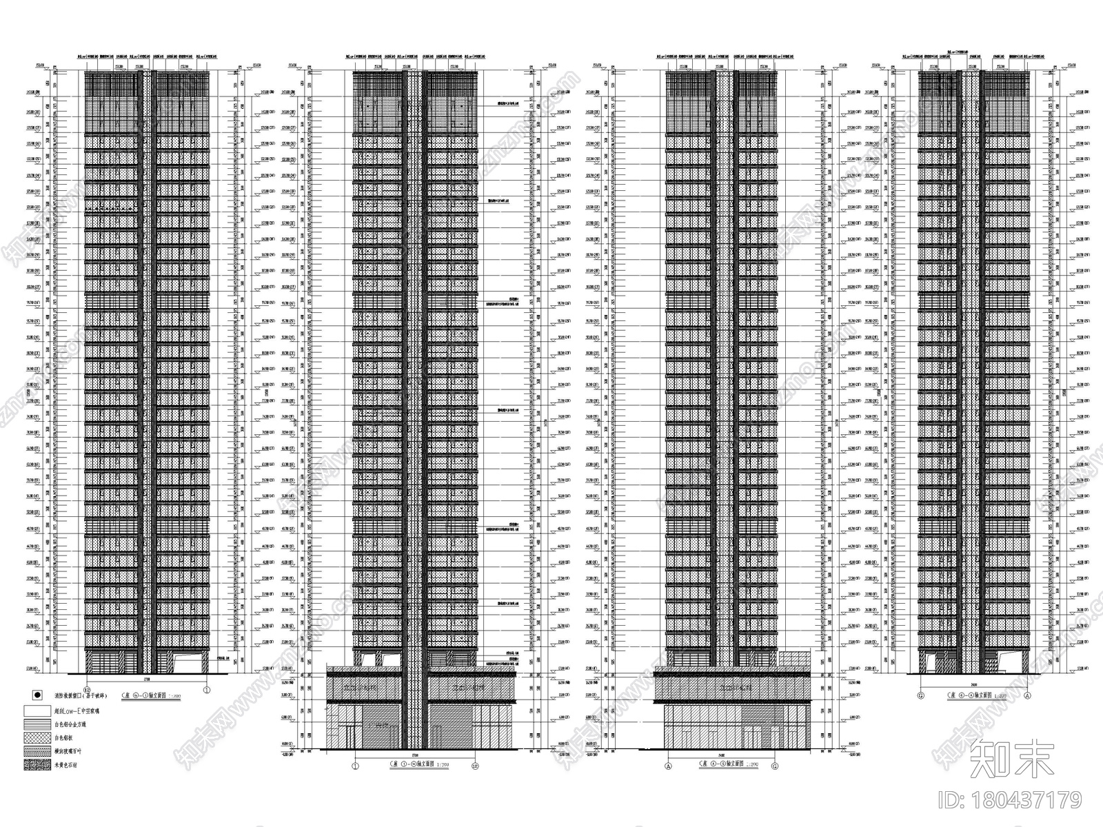 [广东]​批发市场改造商业中心项目施工图施工图下载【ID:180437179】