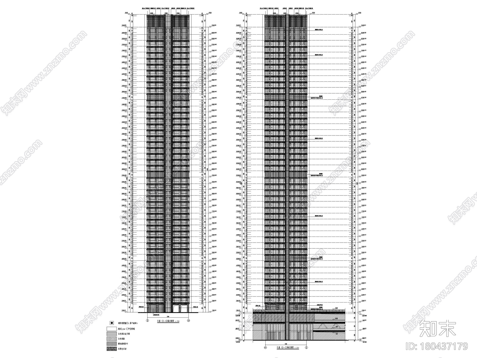 [广东]​批发市场改造商业中心项目施工图施工图下载【ID:180437179】