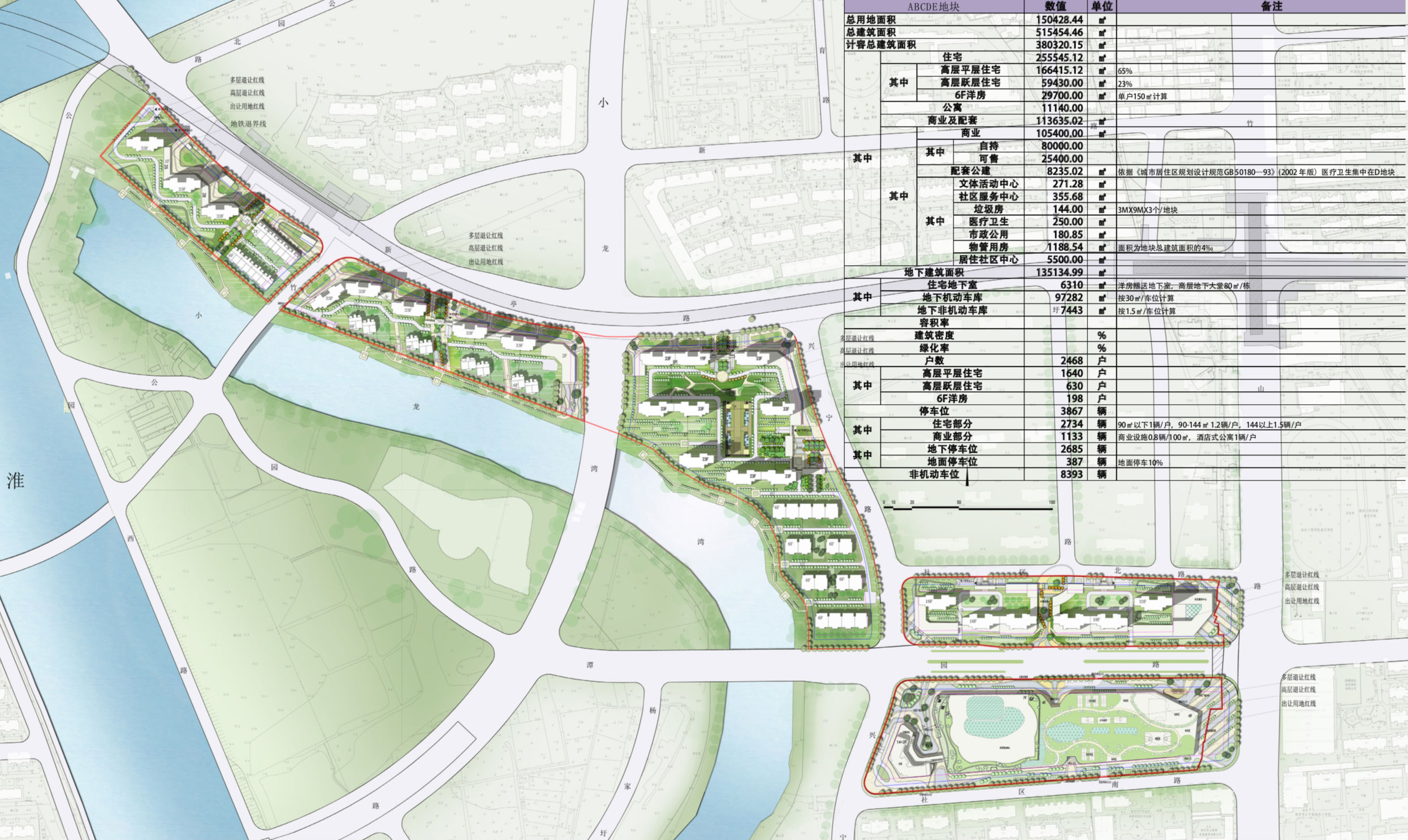 [江苏]南京龙湖滨水居住区及绿色商业综合体建筑设计方...cad施工图下载【ID:165758190】