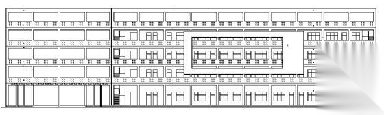 某小学区四层综合楼建筑施工图cad施工图下载【ID:151575123】