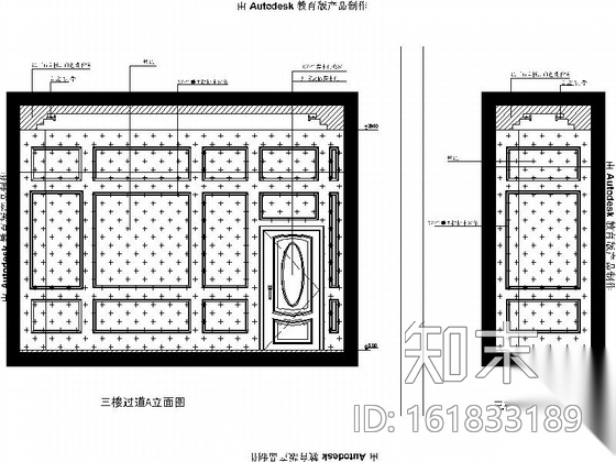 [广东]原生态豪宅三层别墅装修CAD施工图（含效果）cad施工图下载【ID:161833189】