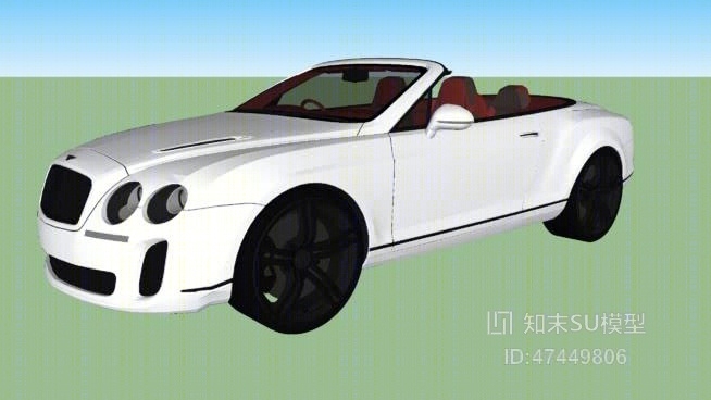 跑车SU模型下载【ID:517997149】