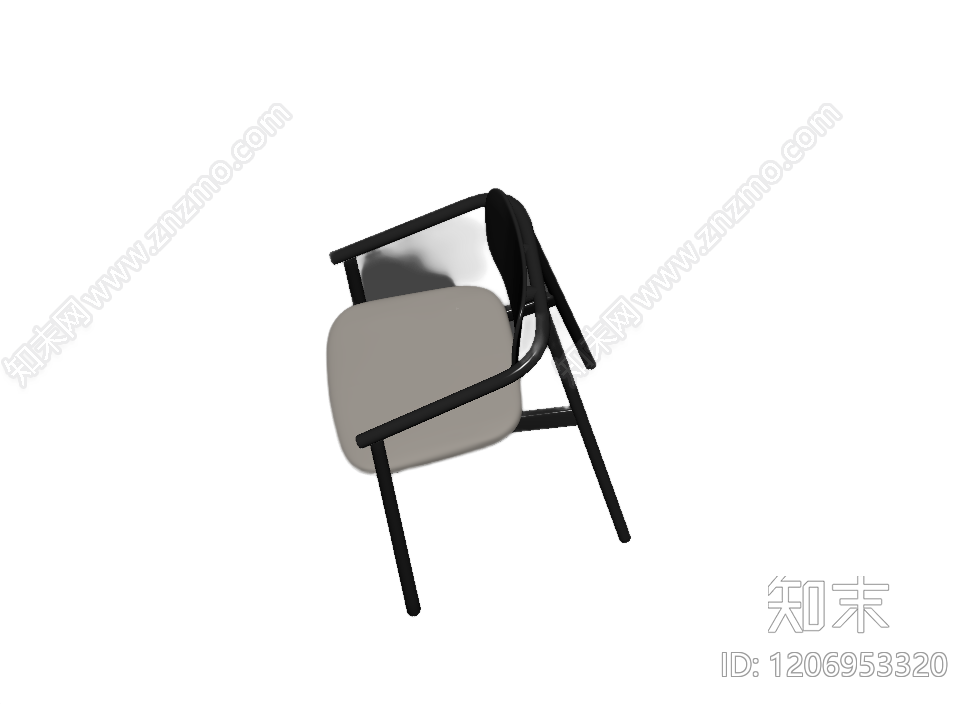 金属框架椅3D模型下载【ID:1206953320】