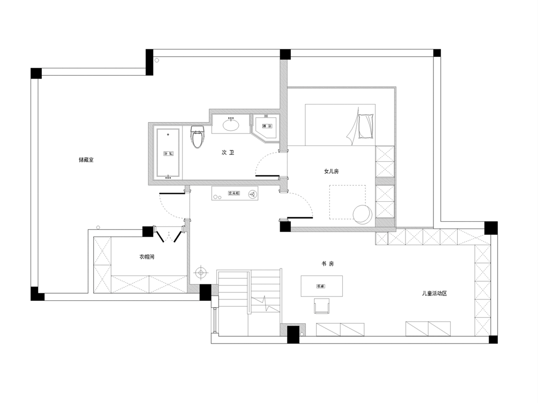 28套轻奢风住宅室内空间设计案例合集施工图下载【ID:168069100】