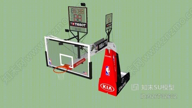NBA篮球赛SU模型下载【ID:926732682】