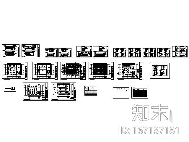 健身活动房改造工程内装施工图（含效果）施工图下载【ID:167137181】