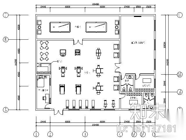 健身活动房改造工程内装施工图（含效果）施工图下载【ID:167137181】