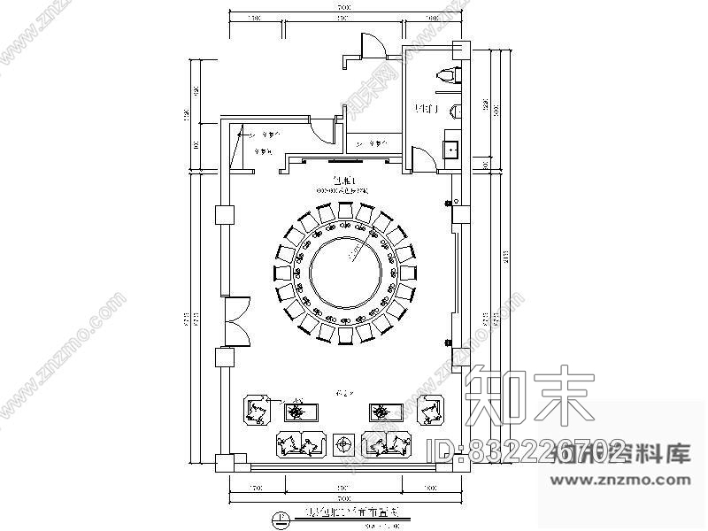 图块/节点酒楼包厢详图cad施工图下载【ID:832226702】