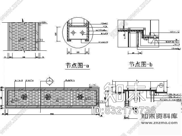 图块/节点酒店小走廊吊顶详图施工图下载【ID:832178738】