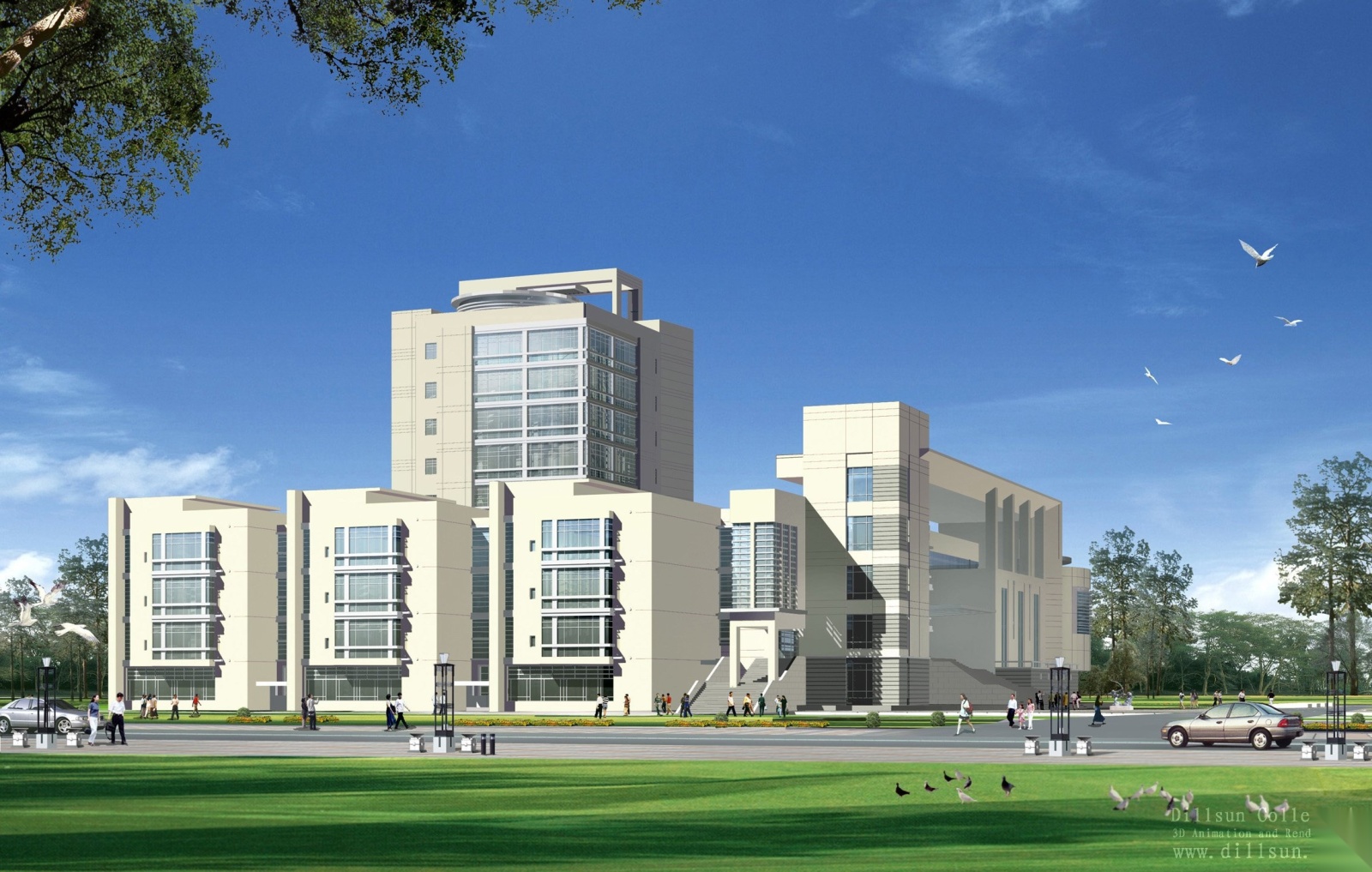 [安徽]安徽大学逸夫图书馆建筑方案图施工图下载【ID:160723144】