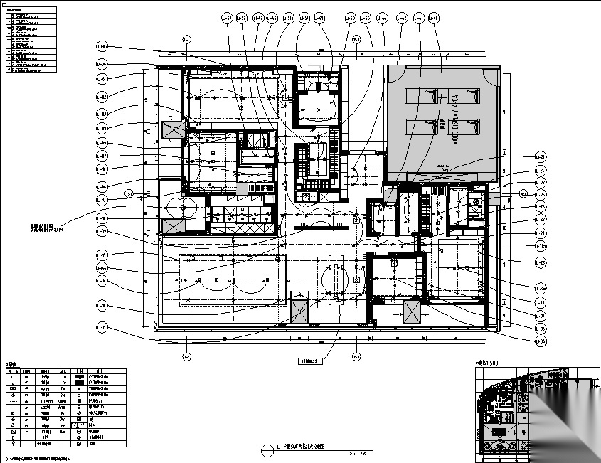 华润公寓样板间D户型设计施工图（附效果图+物料表）cad施工图下载【ID:160475158】