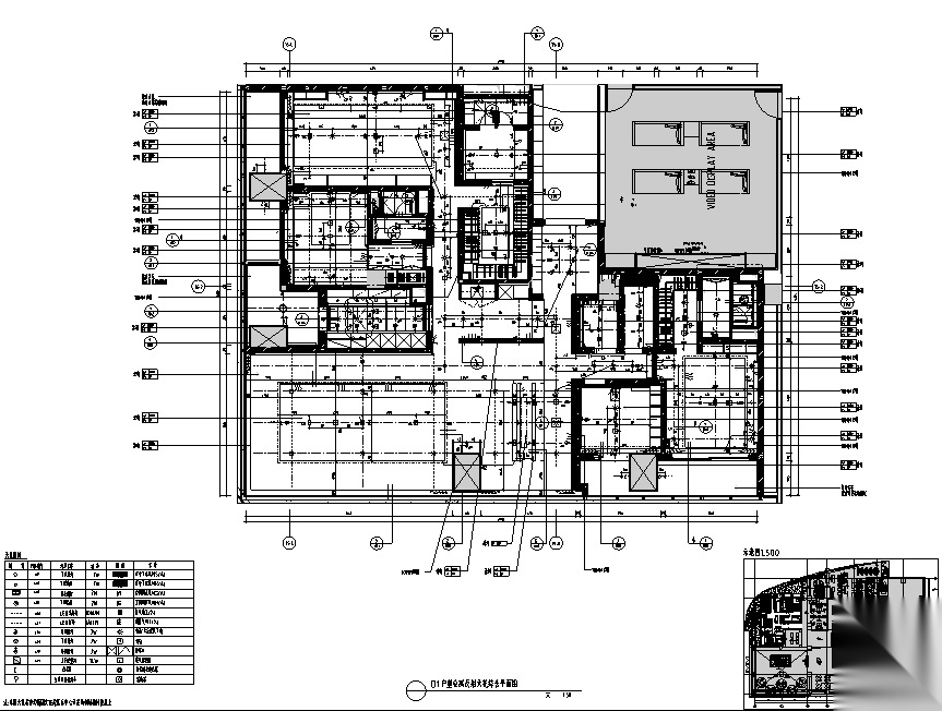 华润公寓样板间D户型设计施工图（附效果图+物料表）cad施工图下载【ID:160475158】