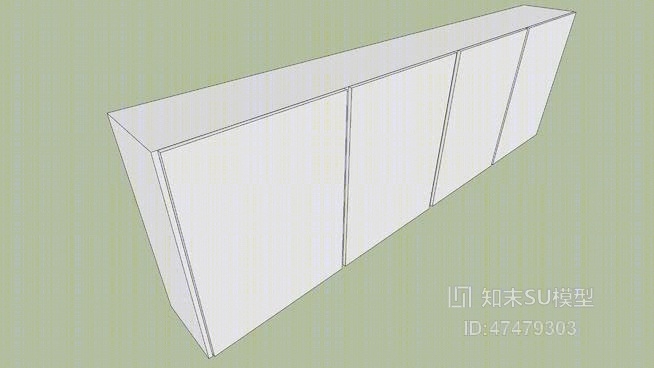 收纳柜SU模型下载【ID:218038848】