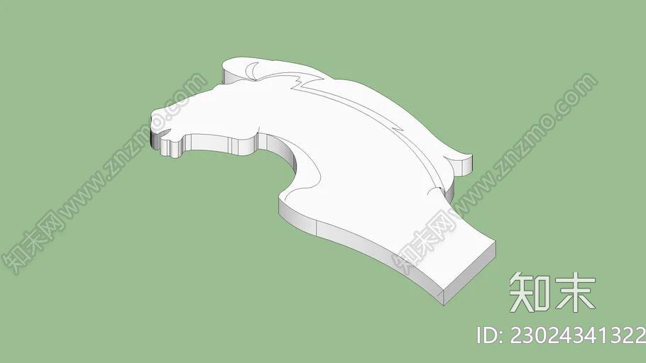 马的形象SU模型下载【ID:1162485248】