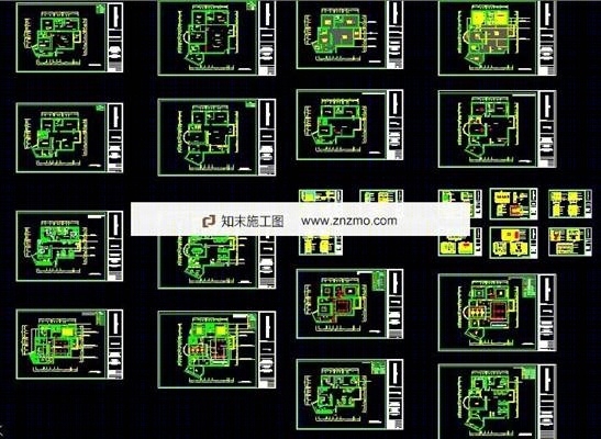 两层小型办公空间施工图下载【ID:66952398】