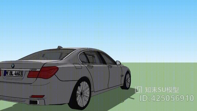 宝马7系列（750里）SU模型下载【ID:425056910】