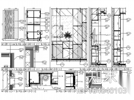 某研发部行政中心大楼室内装饰施工图cad施工图下载【ID:164840103】