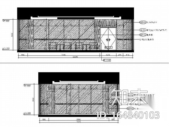 某研发部行政中心大楼室内装饰施工图cad施工图下载【ID:164840103】