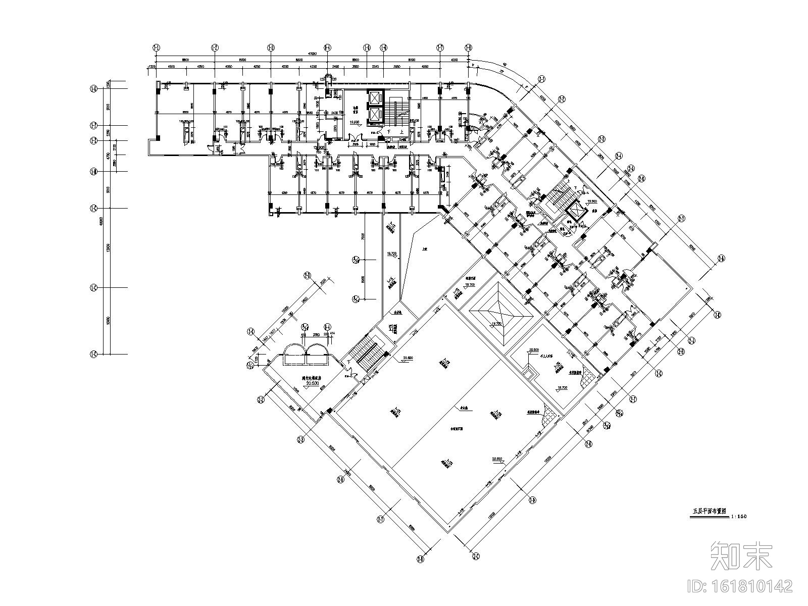 [广东]佛山华盛万锦商务酒店工程设计施工图cad施工图下载【ID:161810142】